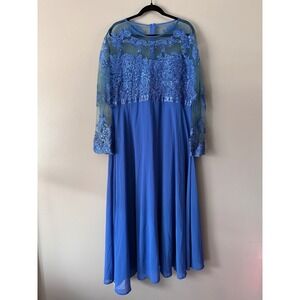 Roiii Lace Top Special Occasion Dress |‎ Cobalt Blue